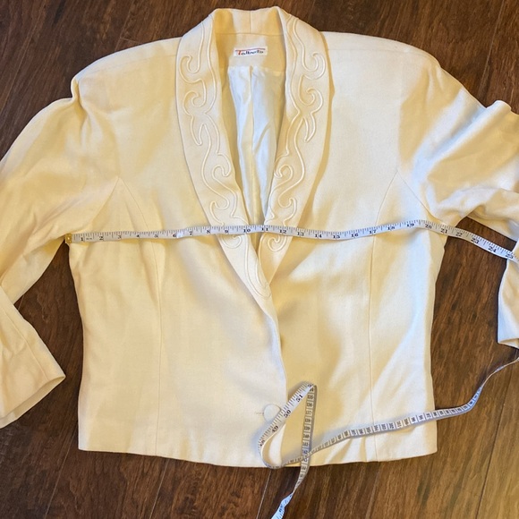 Vintage Talbots USA Wool One Button Career Blazer Jacket - Picture 5 of 8